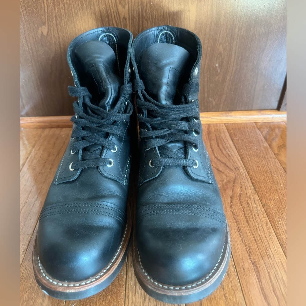 Black Iron Ranger Red Wing Boots - Made in the USA